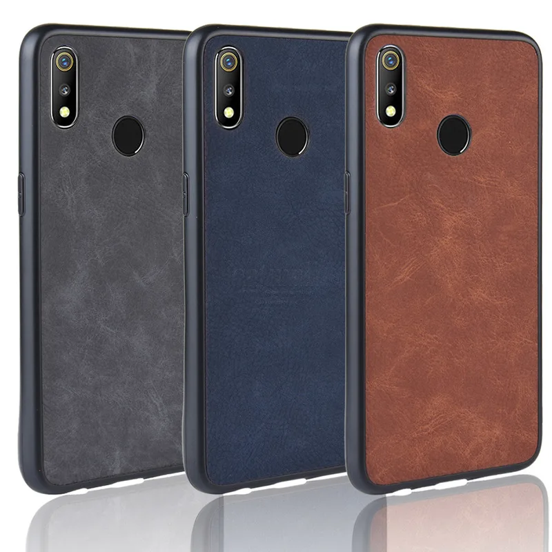 Fashion PU leather Back Cover For OPPO Realme 3 pro / X Lite Case Silicone Soft Edge TPU Inside Cute Mobile Phone Bags Fundas | Мобильные