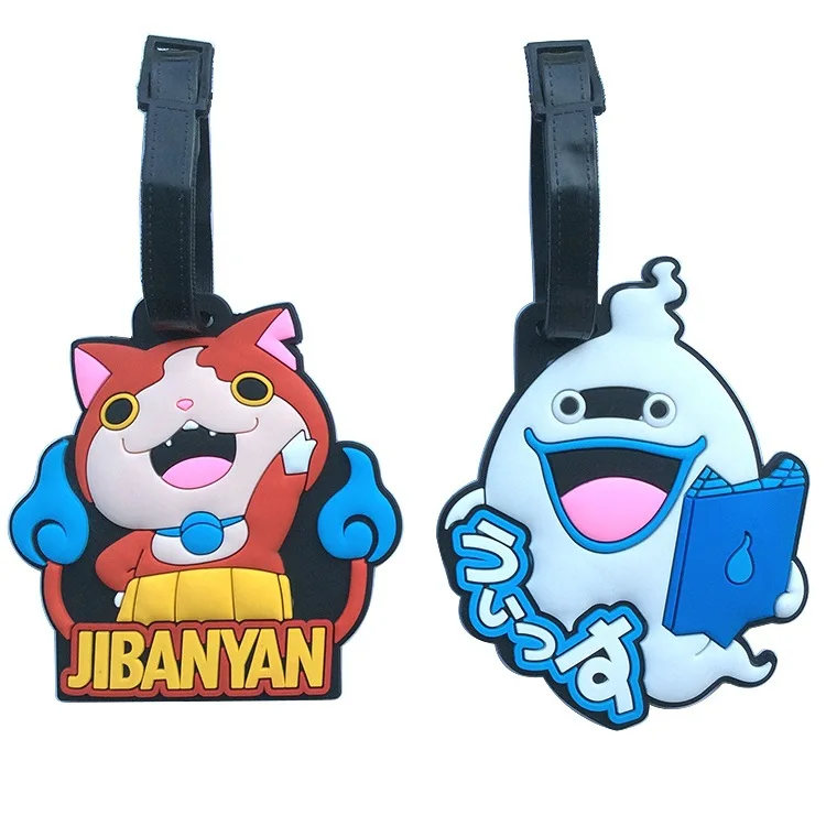 Часы Youkai Jibanyan Fuyunyan креативные силиконовые бирки для багажа подвесные