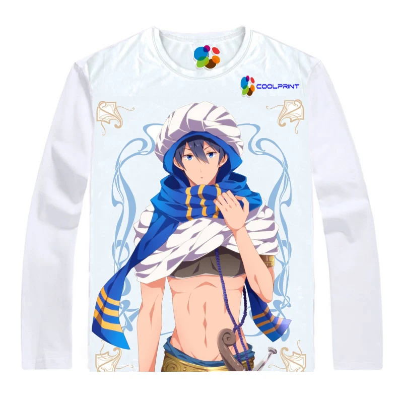 Футболка Coolprint в стиле аниме бесплатно! Высокая скорость! Футболки мульти-стиль
