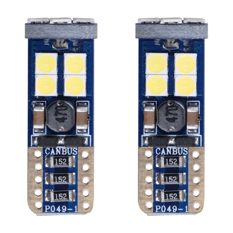Новый 100% CANBUS без ошибки T10 светодиодная для парковки машины свет 3030 SMD 12smd W5W WY5W 501
