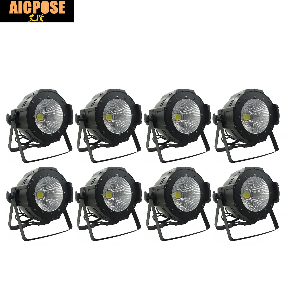 Светодиодный просветильник ектор Par COB высокой мощности 100 Вт 8 шт.|stage light|beam washdj dmx |