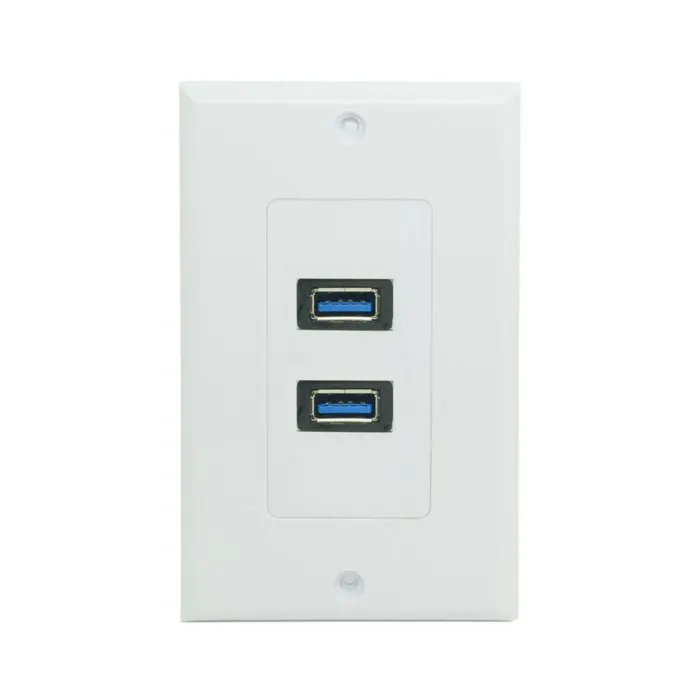 Двойной порт USB 3 0 зарядное устройство для передачи данных стеновая пластина