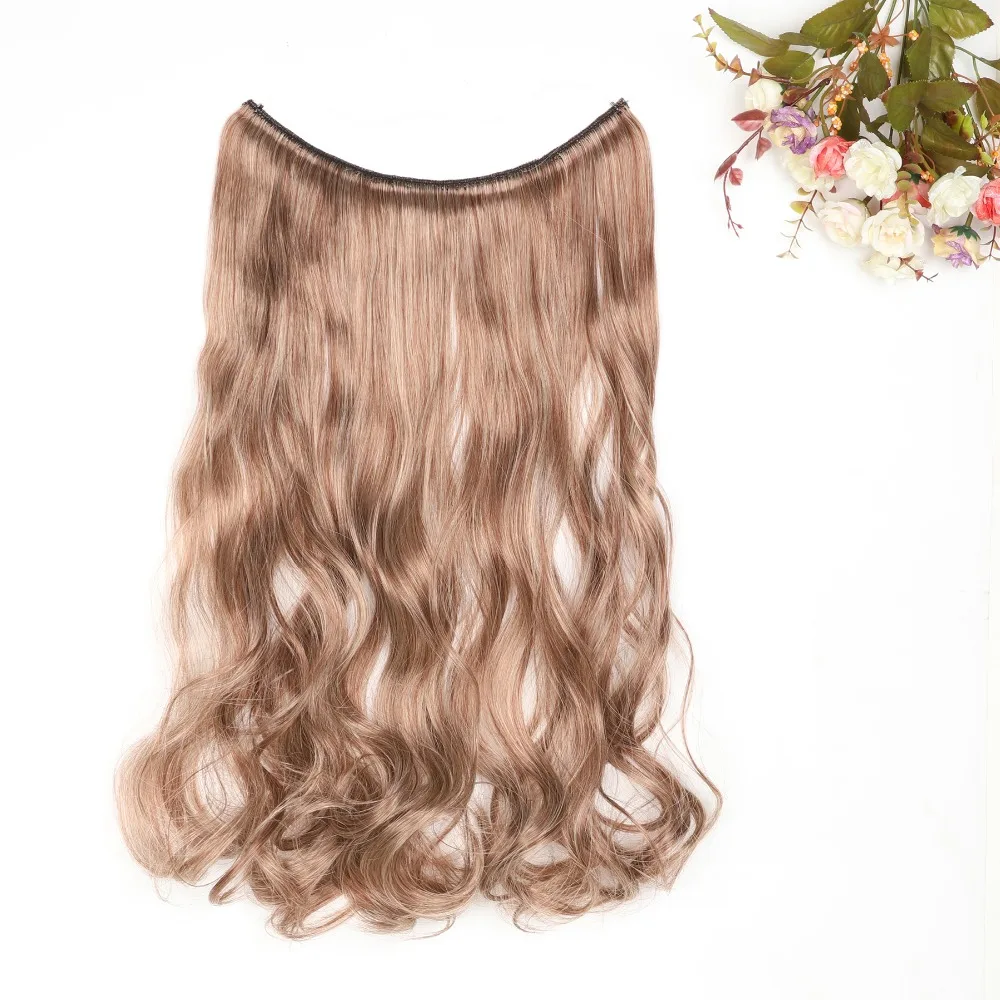 LISI HAIR 24 дюйма женские волосы для наращивания лески коричневые светлые