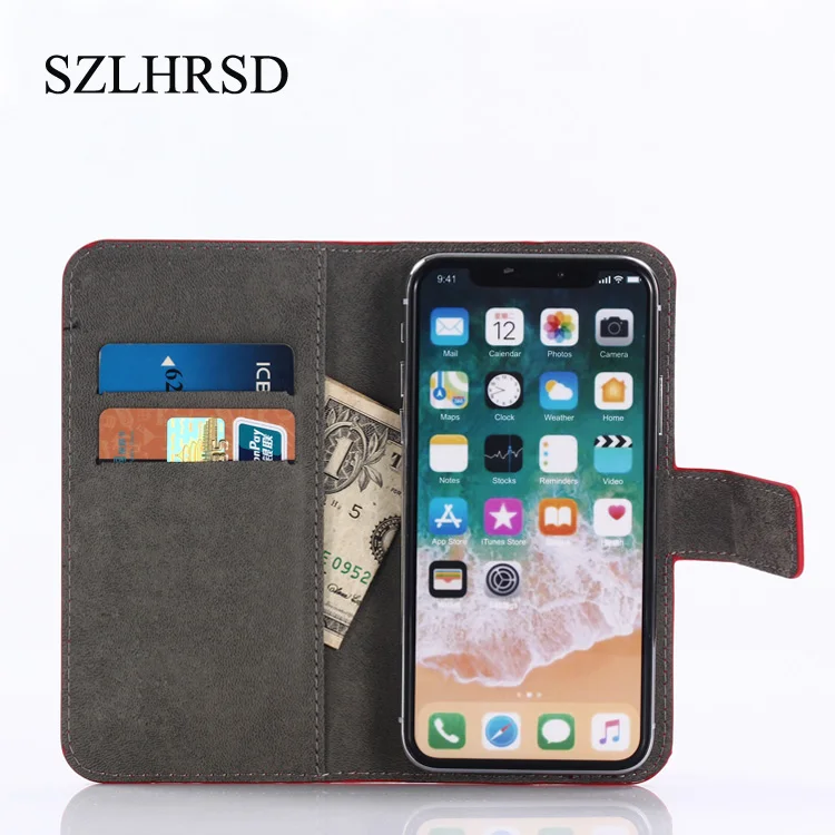 SZLHRSD New PU Leather case Archos Saphir 50X 40 45 50 Access 50b 55b Cobalt cover Wallet Flip Case coque capa phones bag | Мобильные
