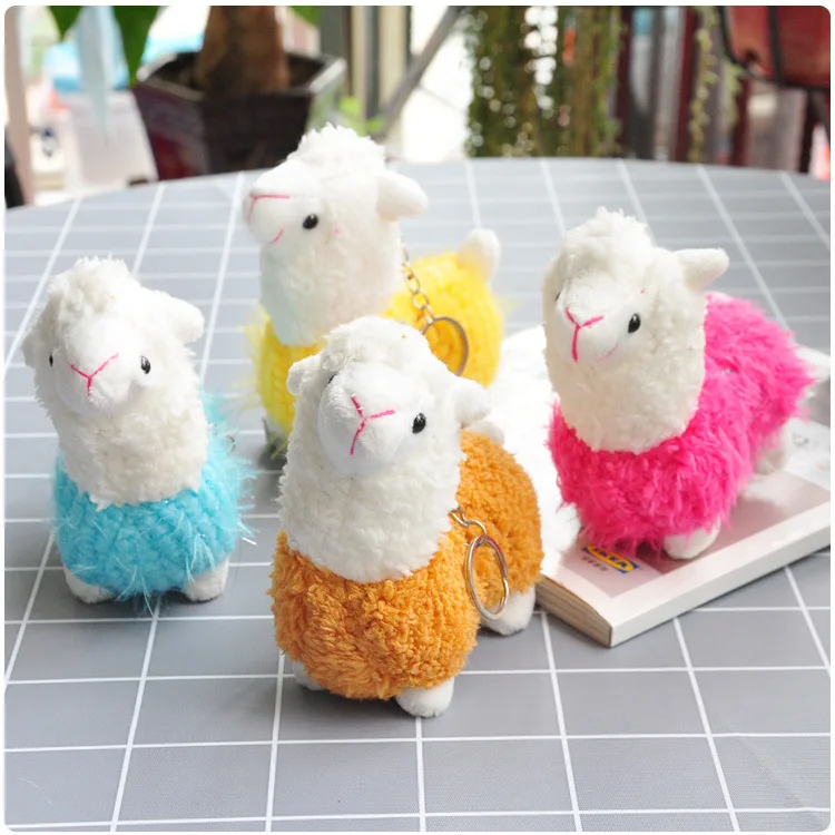 Kawaii Альпака плюшевая игрушка Мягкое Животное овечка кукла милая маленькая