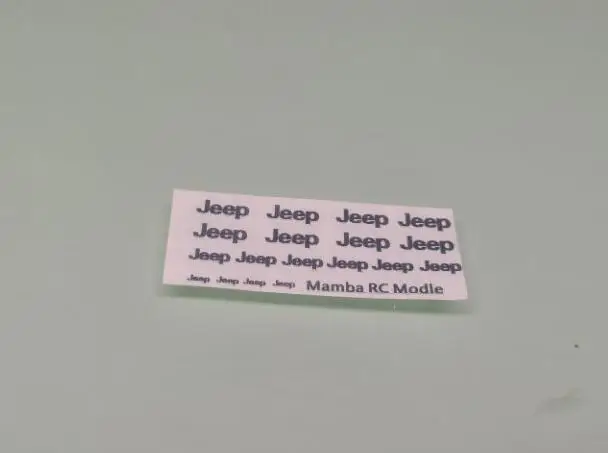 1/10 масштаб осевой SCX10 WRANGLER гусеничный Грузовик наклейки подходит Capo jkmax CD15827 jjAXXAS