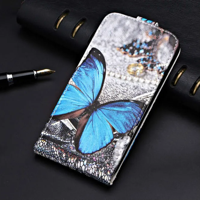 Flip-butterfly 15 Lite чехол для Meizu 15 Lite M15 Coque TPU милый 3d с рельефным цветочным орнаментом животное Флип кожаный чехол для телефона - Цвет: Flip-butterfly