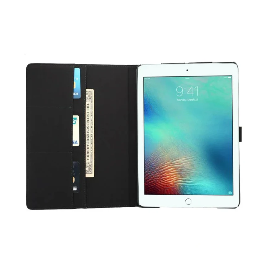 Для iPad Pro 10 5 чехол из искусственной кожи тонкий смарт кошелек для Apple 10. дюймов