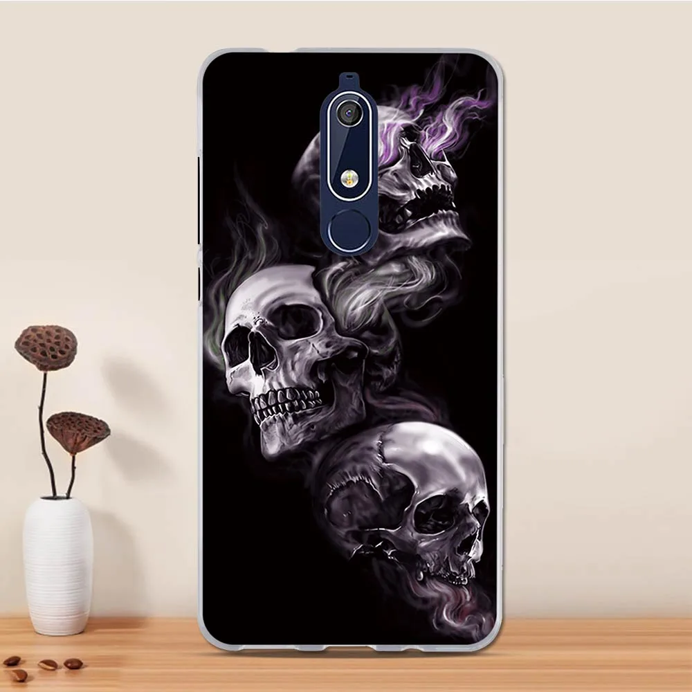Чехол для Nokia 5,1 чехол силиконовый 3D мягкий чехол для телефона из ТПУ для Nokia5.1 Nokia 5. 1 Funda Coque для Nokia 5,1 чехол Capa Shell