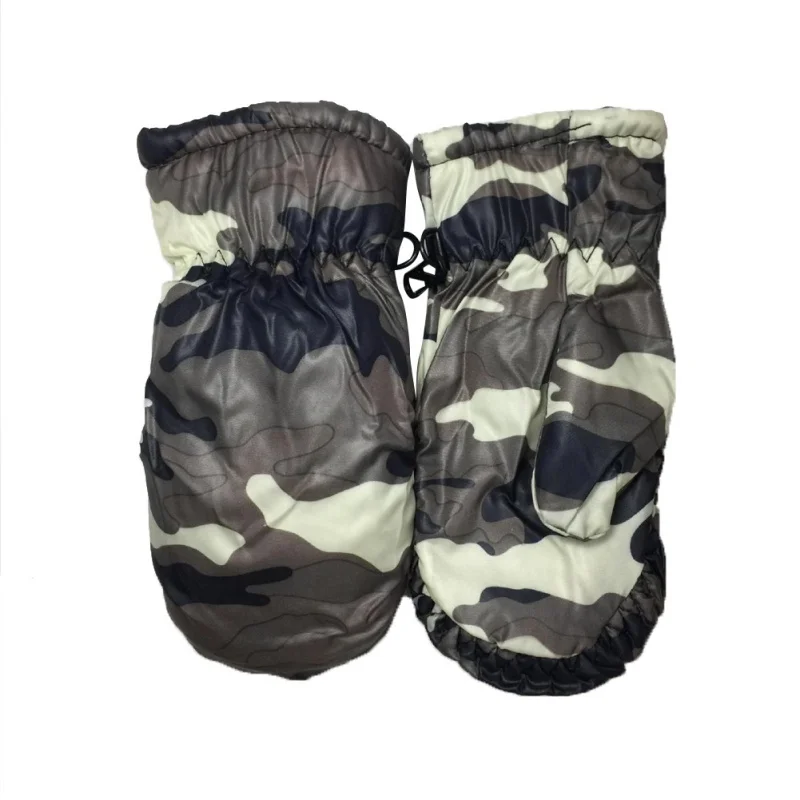 

Children's camouflage thick warm ski gloves winter cute waterproof windproof outdoor ski gloves