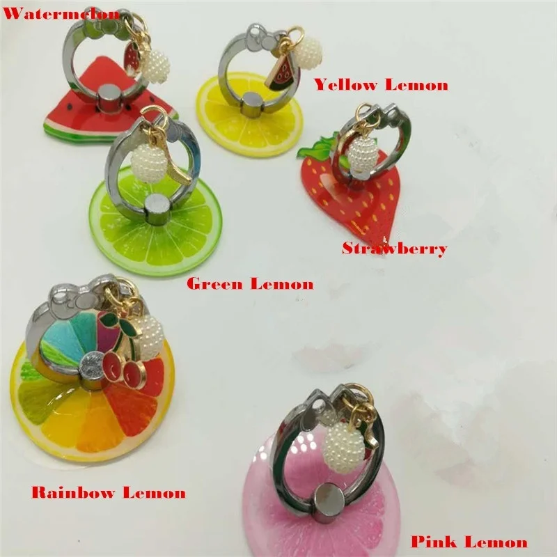 2 комплекта палец кольцо держатель телефона с ремешки петлей Set шт. фрукты телефон