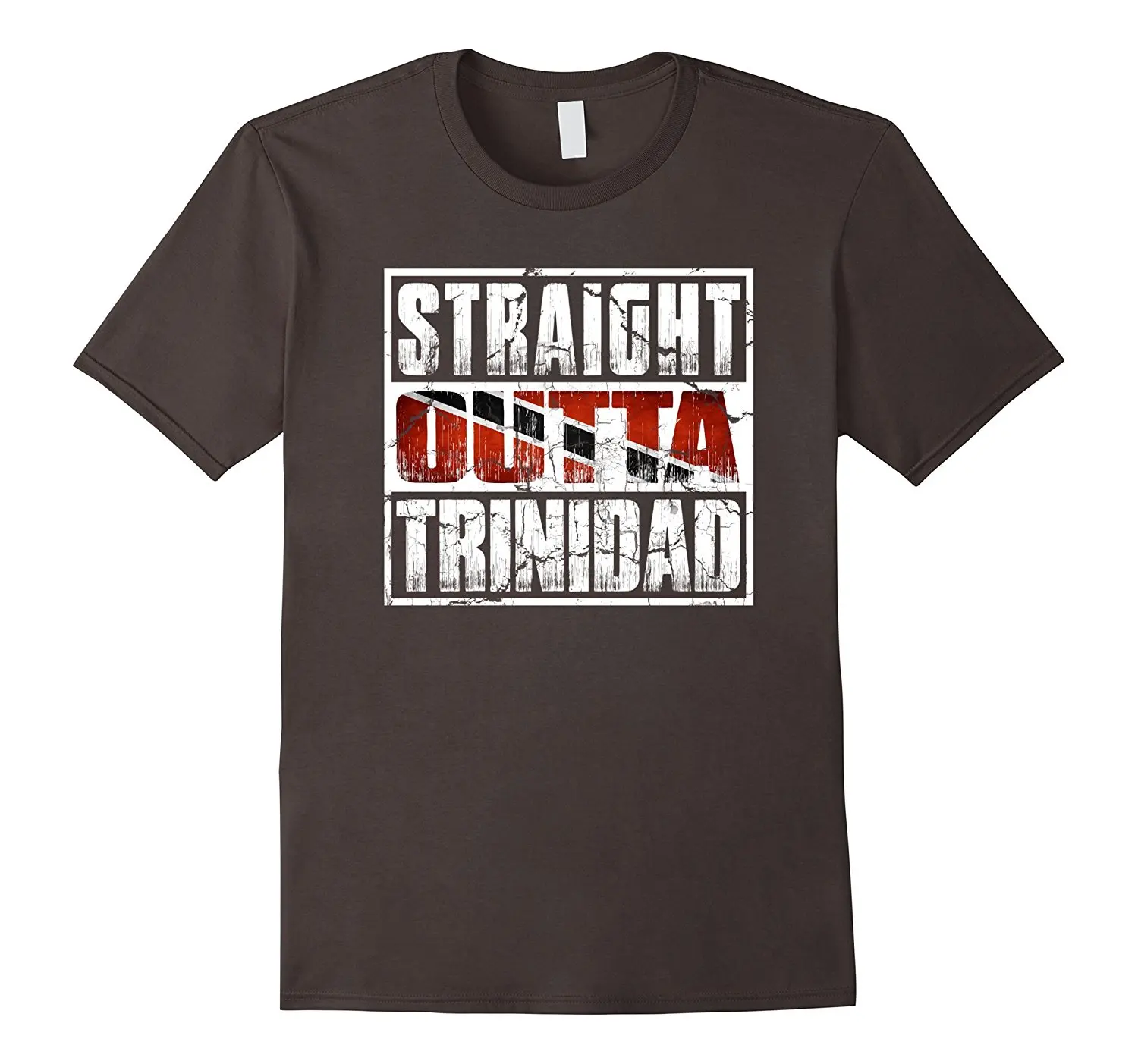 

2018 Hot sale Fashion Straight Outta Trinidad t-shirt ~ Trinidad Flag Tee shirt