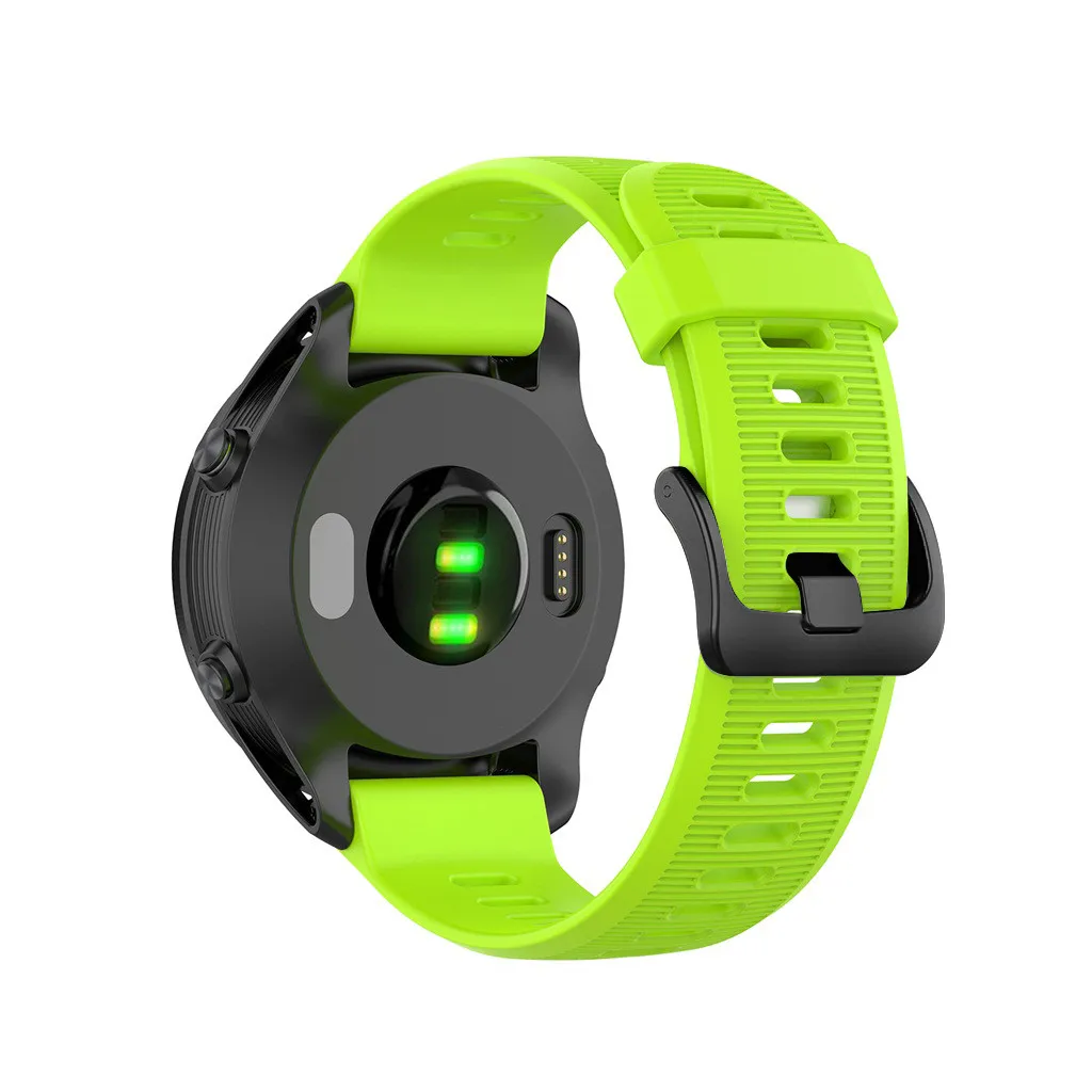 Сменный силиконовый ремешок на запястье для Garmin Forerunner 945/935/Fenix 5/Plus, светильник различных цветов, гибкий, модный