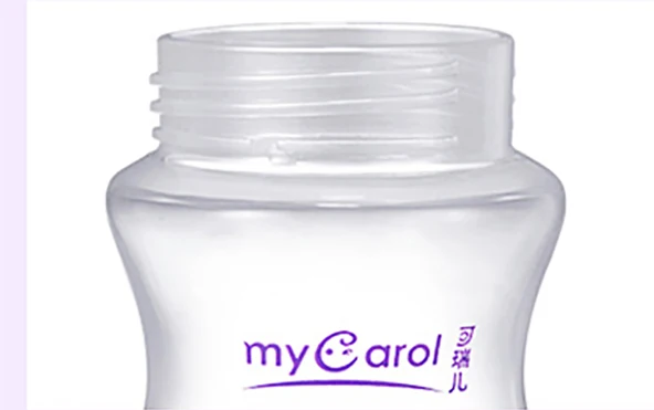 Ручной молокоотсасыватель MyCarol, для матерей в комплекте с детской бутылочкой для хранения грудного молока и силиконовой соской, молокоотсасыватель
