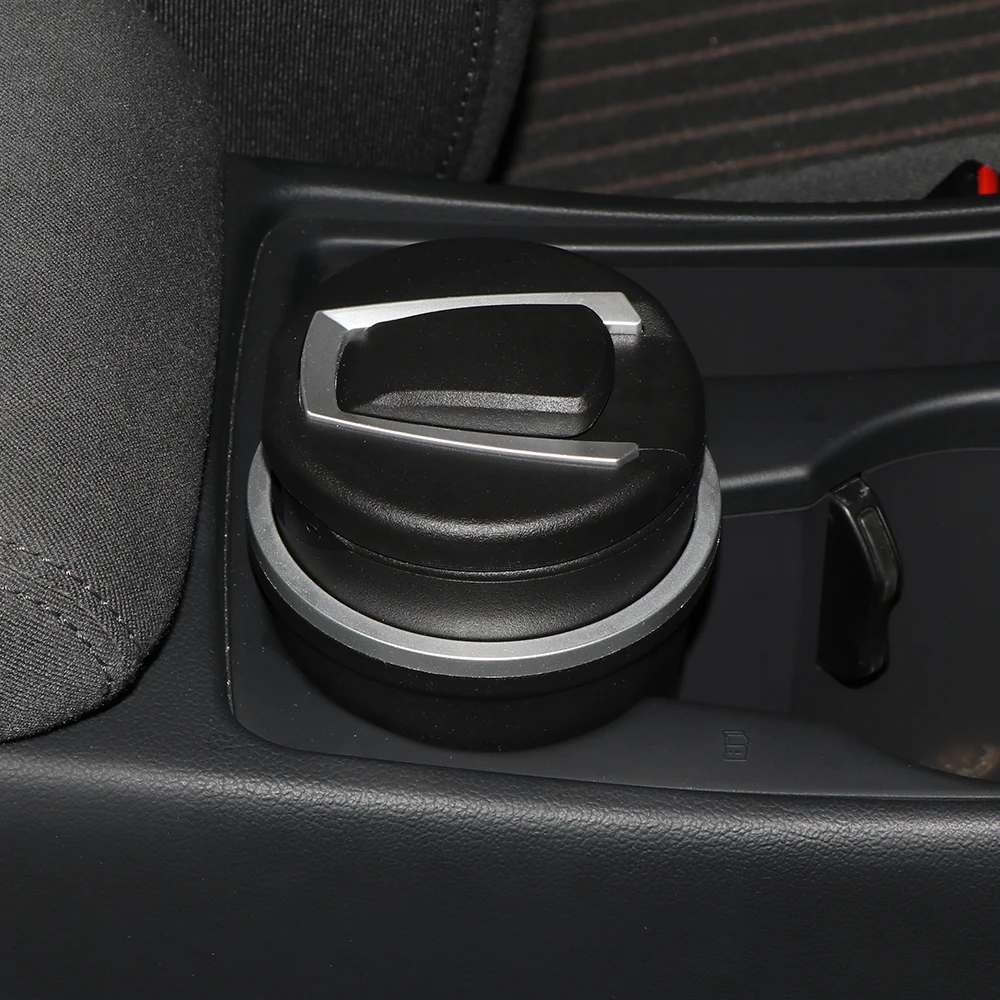 Onever портативный светодиодный пепельница для автомобиля черные пепельницы с