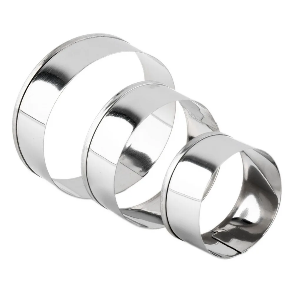 3 шт./компл. регулируемый круглый Нержавеющая сталь нож для разрезания торта