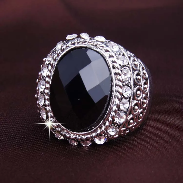 wholesale Cute Vintage emerald Crystal ring for Women Fancy JewelryAnd Green Cheap JewelryGold Plated Rings New Sale Hot | Украшения и