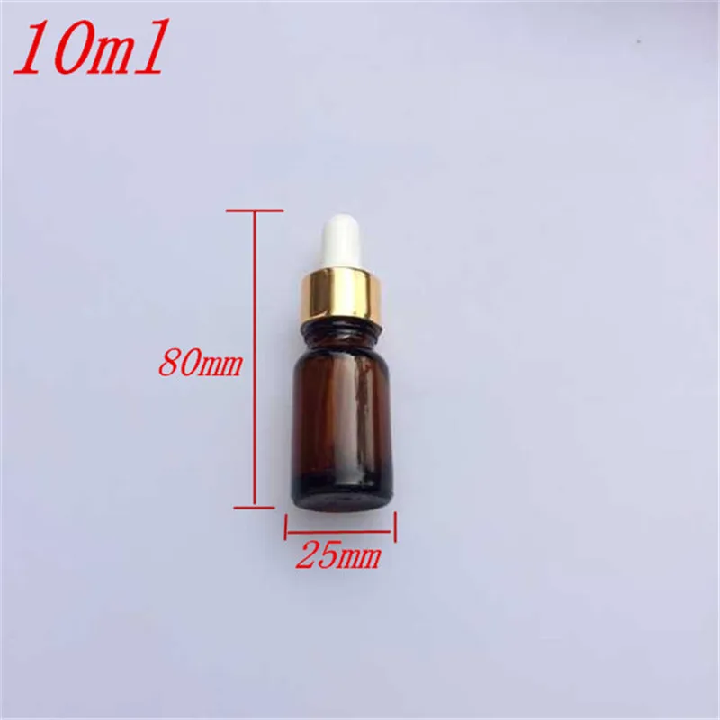 

10 pcs 25x80 mm DIY 10 ml Brown Glass Essential Oil Bottles Reagent Liquid Pipette Jars Aromatherapy Dropper Bottles