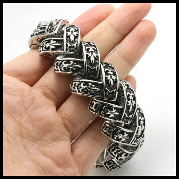 Мужской браслет из нержавеющей стали 154 г | Украшения и аксессуары