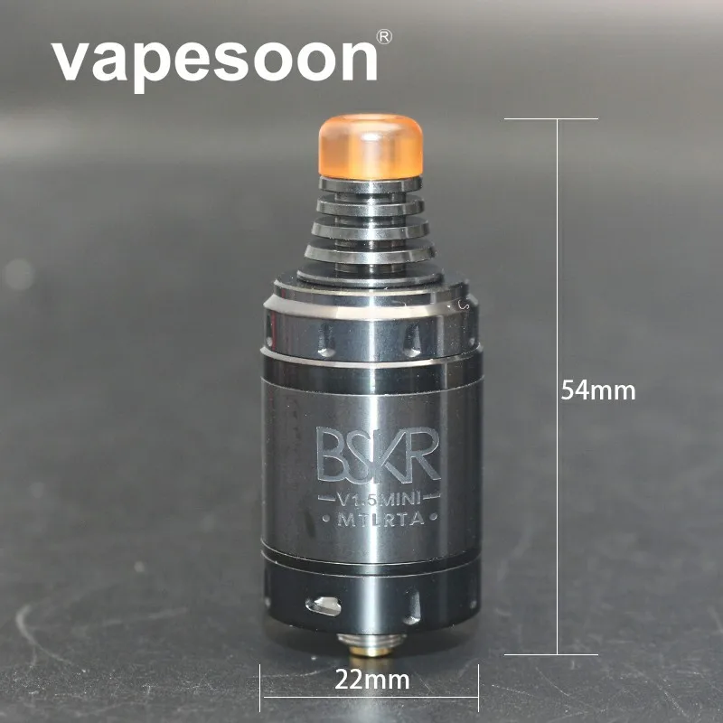 Высокое качество Berserker мини MTL RTA V1.5 бак 22 мм 2 мл до 5 емкость BSKR атомайзер Быстрая