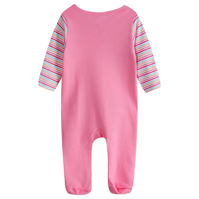 Пижама для маленьких девочек с пандой комбинезон новорожденных комбинезоны