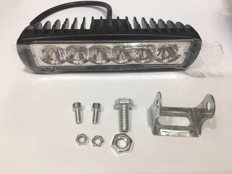 18W DRL LED Work Light 12-48V 4WD 12v for Off Road Truck Bus Boat Fog Car Assembly ATV Daytime Running | Автомобили и мотоциклы