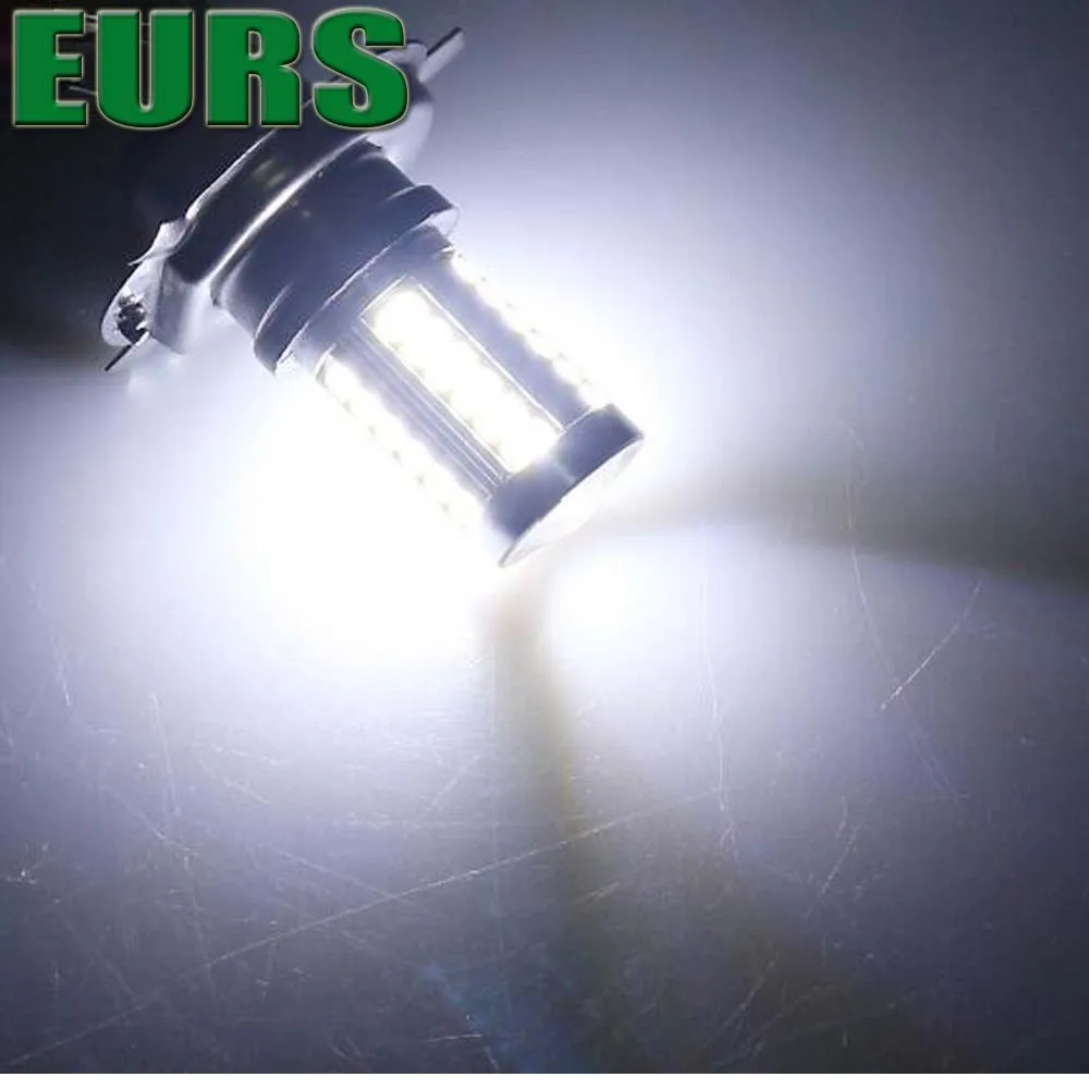 EURS мотоцикл автомобиль 6000 K H4 33SMD дневные ходовые огни ближнего света