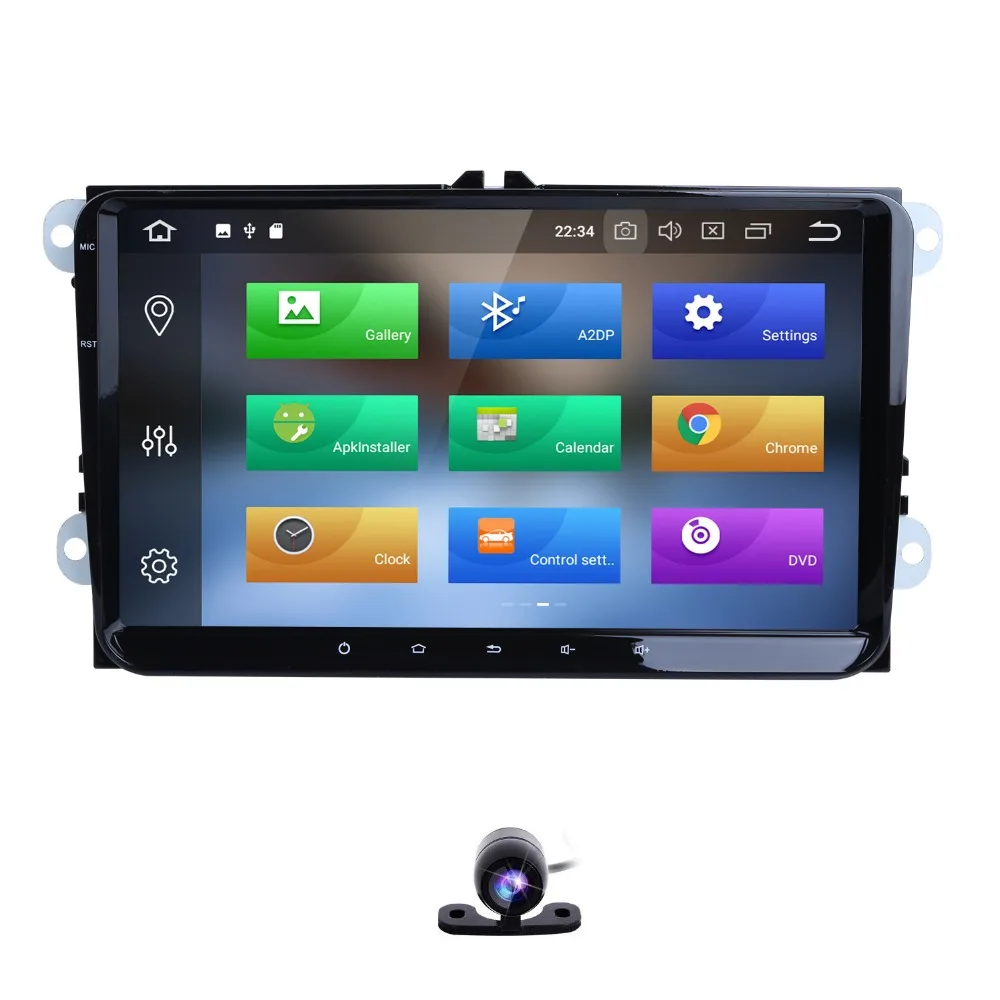 Hizpo двойной 2din автомобильный радиоприемник gps Android 8 0 автомобиль без DVD