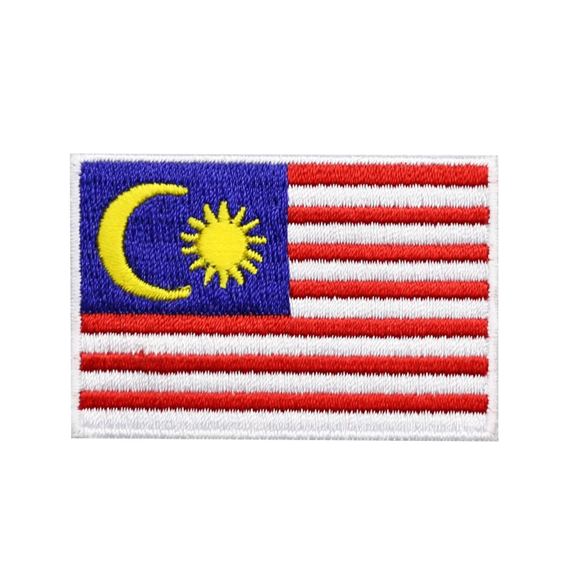 1 шт. высококачественные маленькие патчи с наклеиванием на флаг мализии