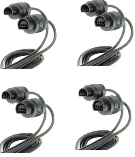 

4 NEW cable for N64 6 FOOT EXTENSION CABLE CORDS FOR N64 CONTROLLER CONTROL PAD