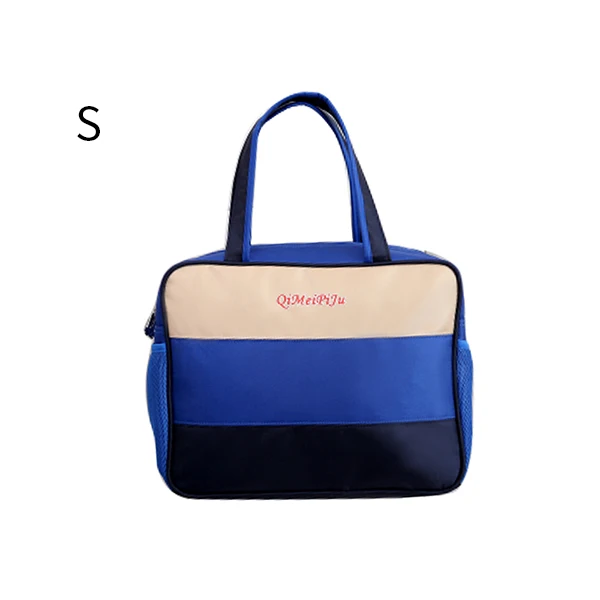Wobag Большая вместительная сумка для багажа, Повседневная дорожная сумка, оксфордская Водонепроницаемая прошитая дорожная сумка, женская сумка для посадки - Цвет: Blue S
