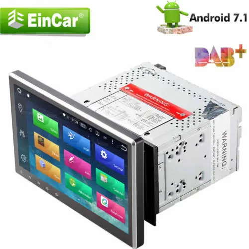 Двойной Din автомобильный стерео Android 7 1 10 дюймов сенсорный экран dvd плеер GPS