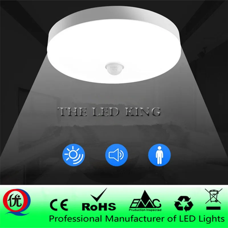 Датчик движения/радар индукционные светодиодные потолочные светильники 12 Вт