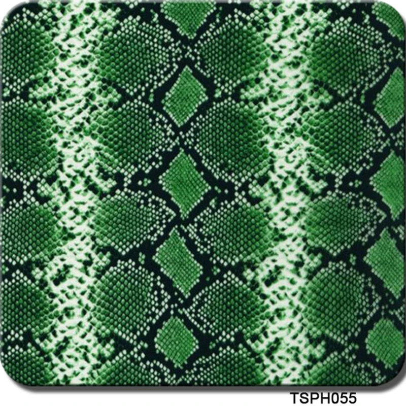 Гидрографическая пленка для печати 0.5mX2m зеленая змеиная кожа CSPH055|hydrographics printing