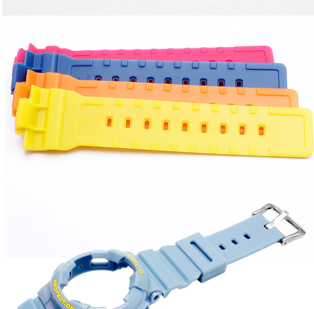 Сменный резиновый ремешок подходит для часов CASIO BABY-G с BA-111 110112120 чехол силиконовый браслет женский браслет
