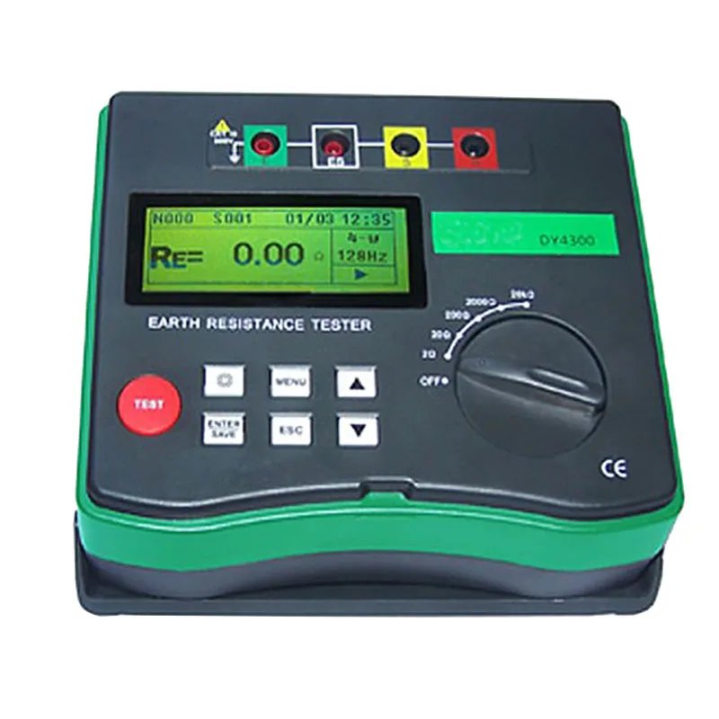 Цифровой измеритель заземления DY4300 Измеритель сопротивления