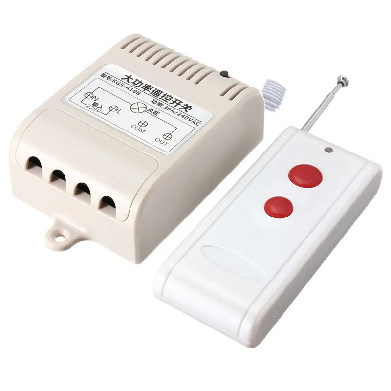 AC220V Far Distance High Power 30A Relay RF Wireless Remote Control Switch | Игрушки и хобби