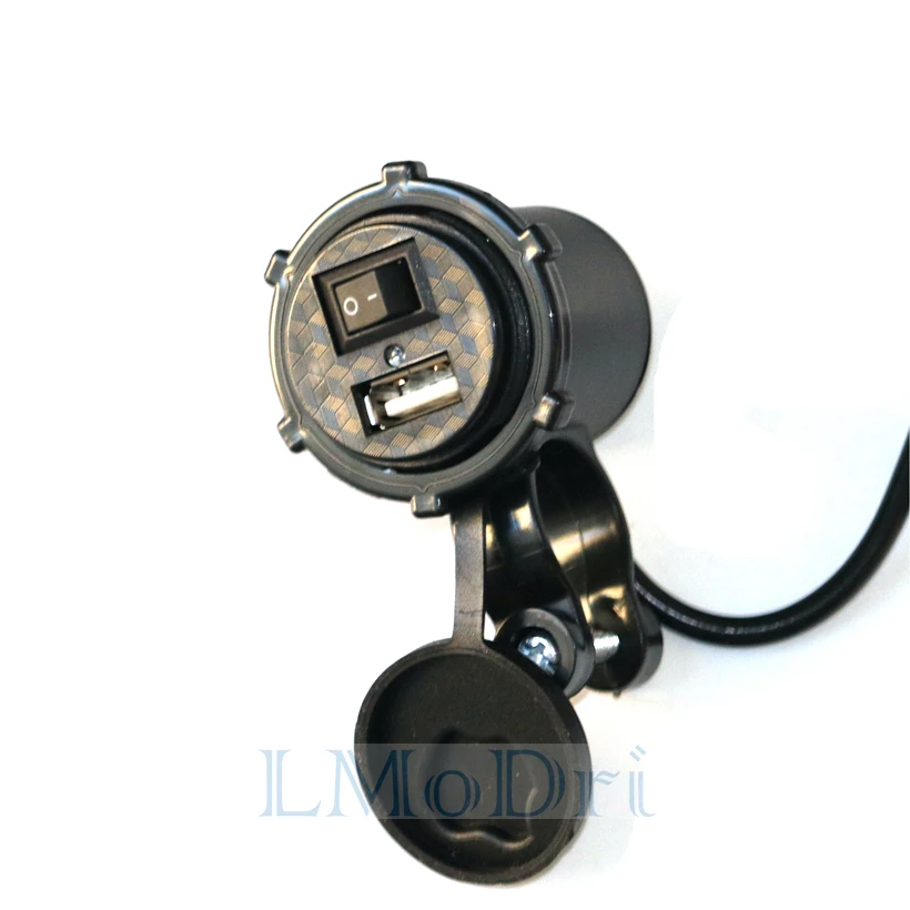 Универсальное зарядное устройство LMoDri для мотоцикла водонепроницаемый USB