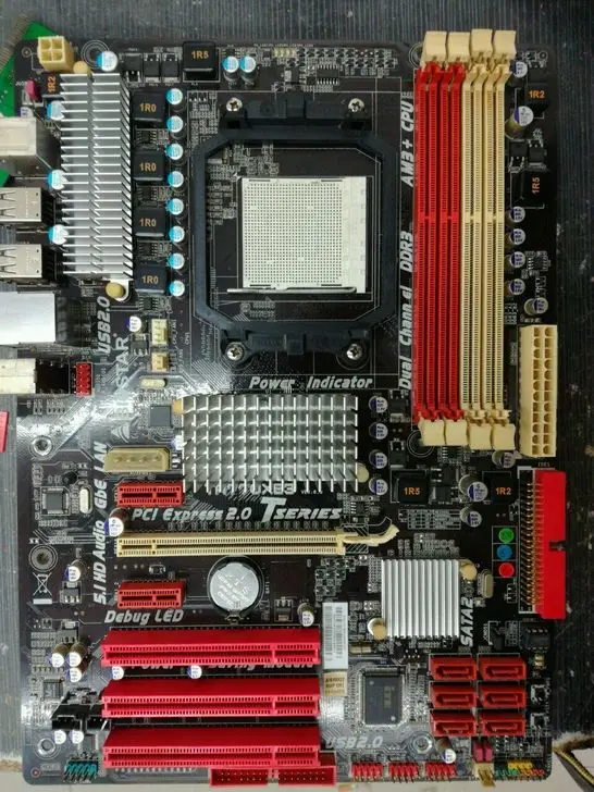 Б/у бесплатная доставка для материнской платы Biostar TA770XE3 память DDR3 Двухъядерные