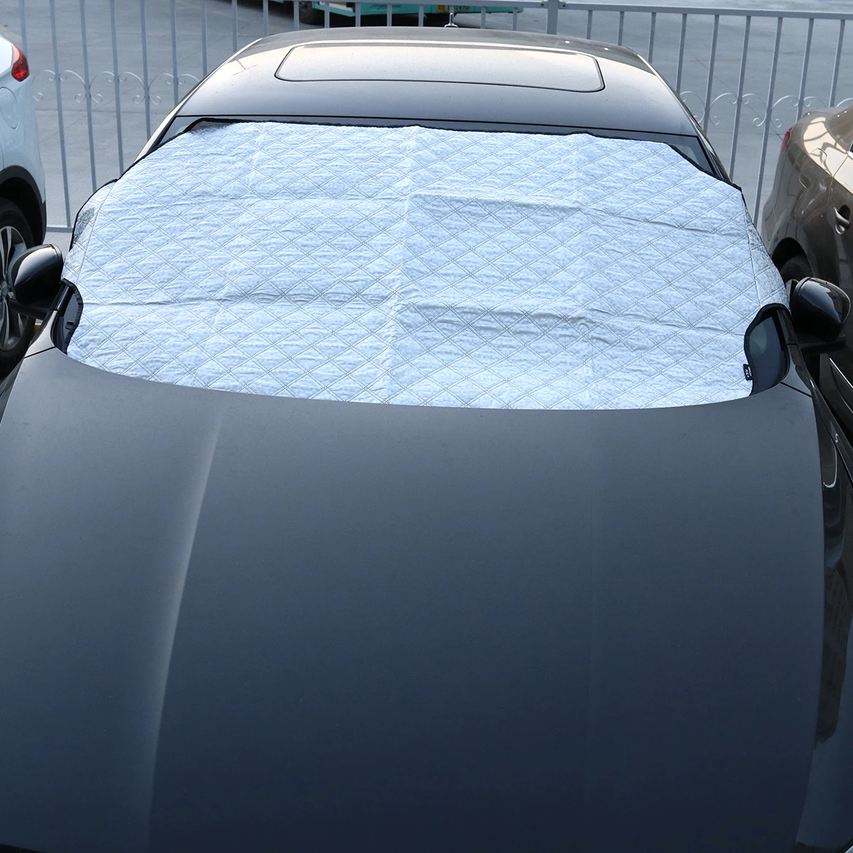 SUV Universal Car Windshield All Weather Snow Cover &amp Sun Shade Protection Fits Most of | Автомобили и мотоциклы