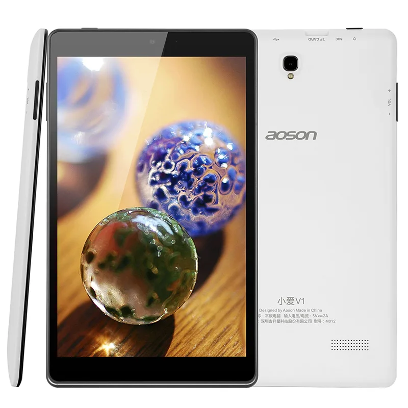 Бесплатная доставка Aoson M812 PC Планшеты 8 дюймов 4 ядра Android 5.1 Allwinner IPS 1280x800 WI-FI 1 г/16 г