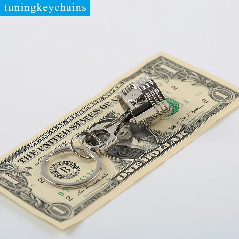 5 шт. хромированные Брелоки для ключей от двигателя|piston key ring|piston keykey ring |