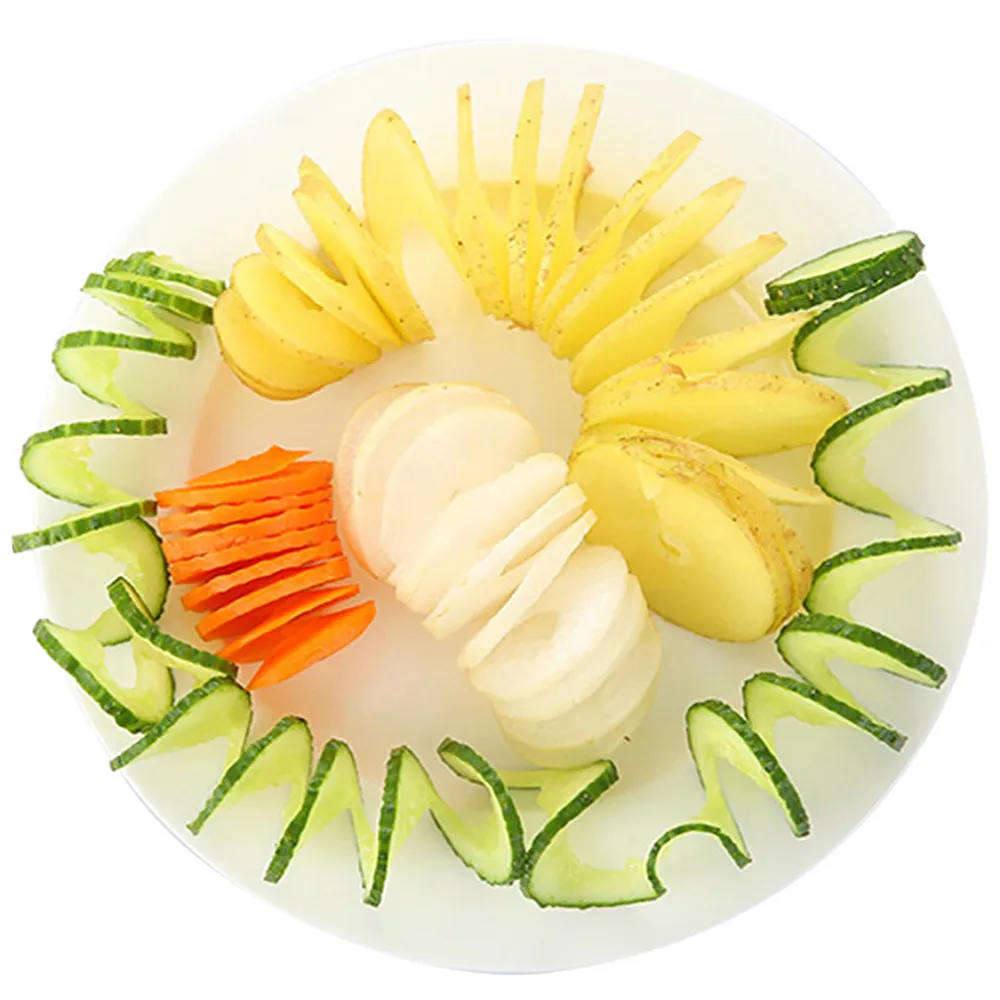 2018 new Magic Potato Cutter Carrot Spiral Slicer Cutting Models Kitchen Cooking Tools Perfect for garnishes #0108 | Дом и сад