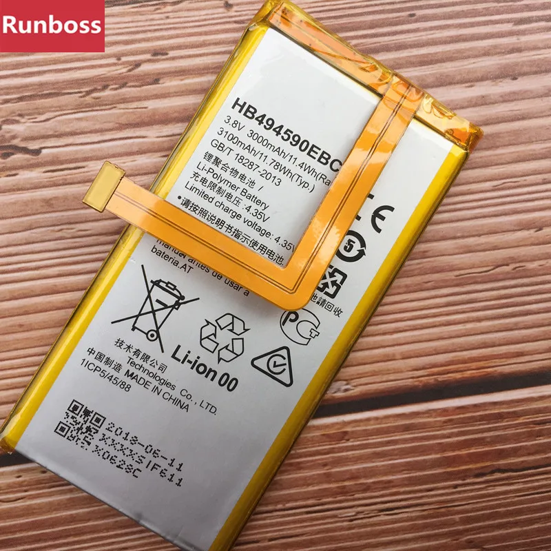 HB494590EBC Аккумулятор для huawei Ascend Honor 7 PLK-L01 UL00 AL10 G628 G620 литий-ионный встроенный аккумулятор для мобильного телефона