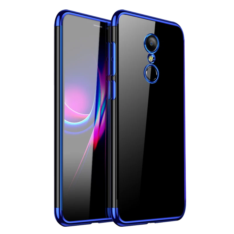 SRHE Xiaomi Redmi 5 Plus Case Cover For Luxury Plating Silicone Soft Full Redmi5 |