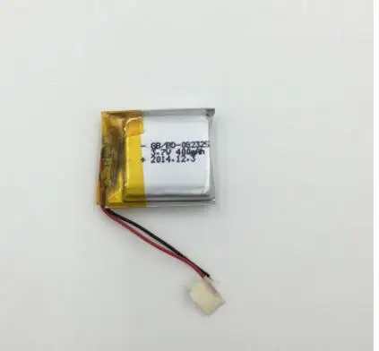 082325P 802325P 3 7 V 400mah с защитной пластиной MP3 MP4 Колонка полимерная литиевая батарея |
