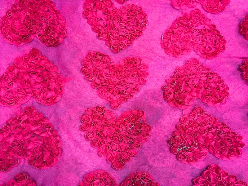 Бесплатная доставка 3 метра 75D Серебряная шифоновая love rose Ткань для настольного