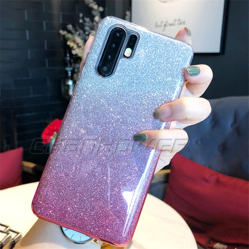 Стильный блестящий Мягкий ТПУ чехол для huawei P30 Pro Y6 Y7 P Smart Honor 8A 8C 8X Nova 4 Honor 10 Lite чехол s P30pro