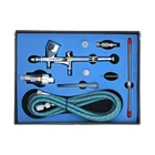 Профессиональный Аэрограф KKmoon, краскопульт с гравитационной подачей, пистолет-распылитель, Пескоструйный пистолет, 9 куб. См, 0,20,30,5 мм, аэрограф для художественной живописи