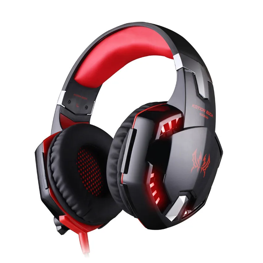 KOTION каждый G2200 Стерео Игровые наушники USB 7 1 Surround Sound вибрации PC Gamer гарнитура шлем